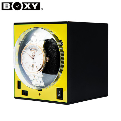 BOXY 박시 워치와인더 오토매틱 시계보관함 BWS-F(YE)