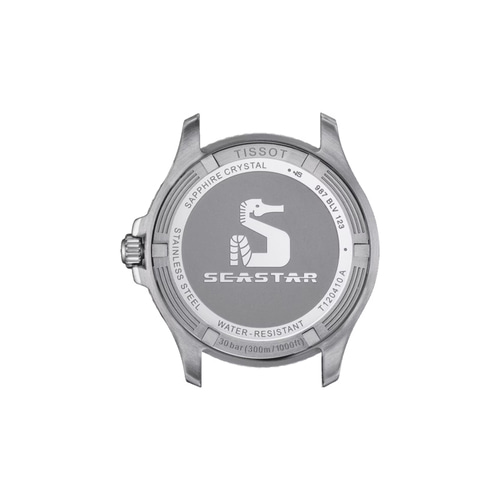 티쏘 씨스타1000 시계 다이버 (40mm) 러버 블랙 백화점AS,보증서쇼핑백포함