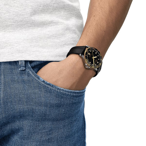 티쏘 씨스타1000 시계 메탈 다이버 (40mm) 쿼츠 백화점AS,보증서쇼핑백포함 모음